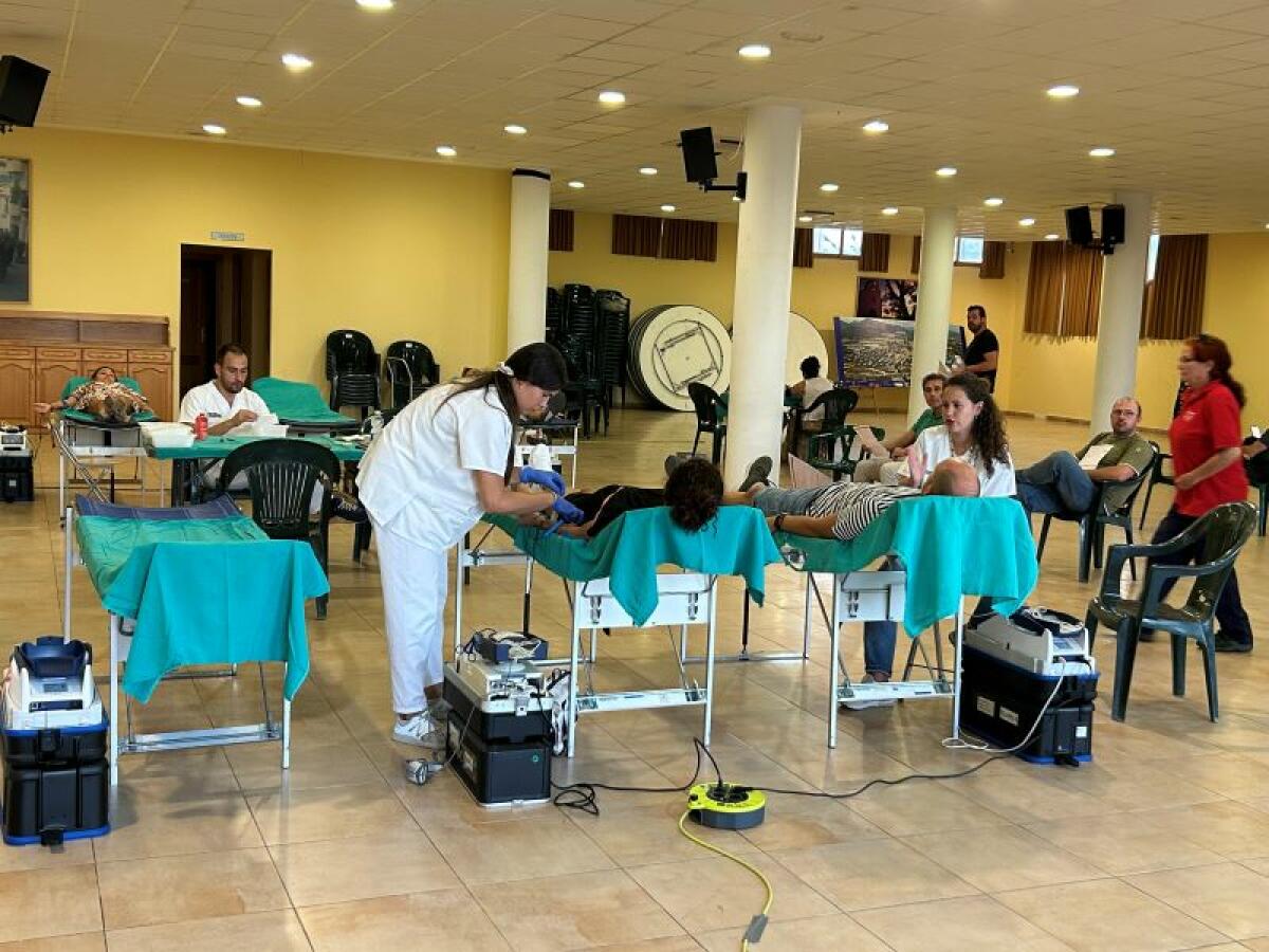 43 donantes de sangre en la decimocuarta captación del año