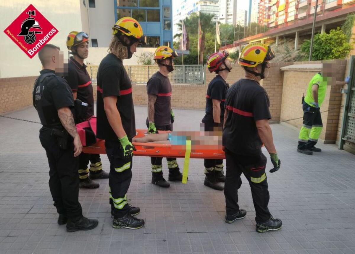 RESCATE DE UN JOVEN EN BENIDORM