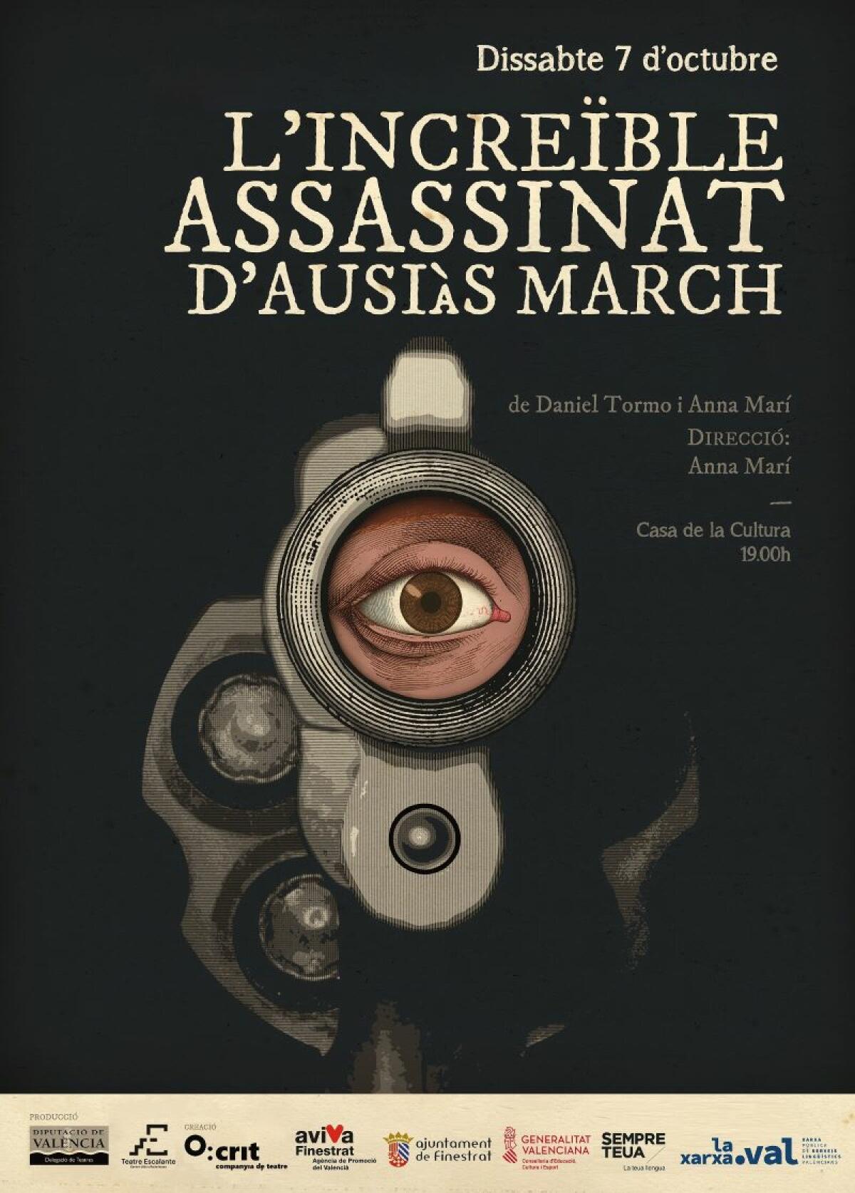 Teatre: “L’increïble assassinat d’Ausiàs March”