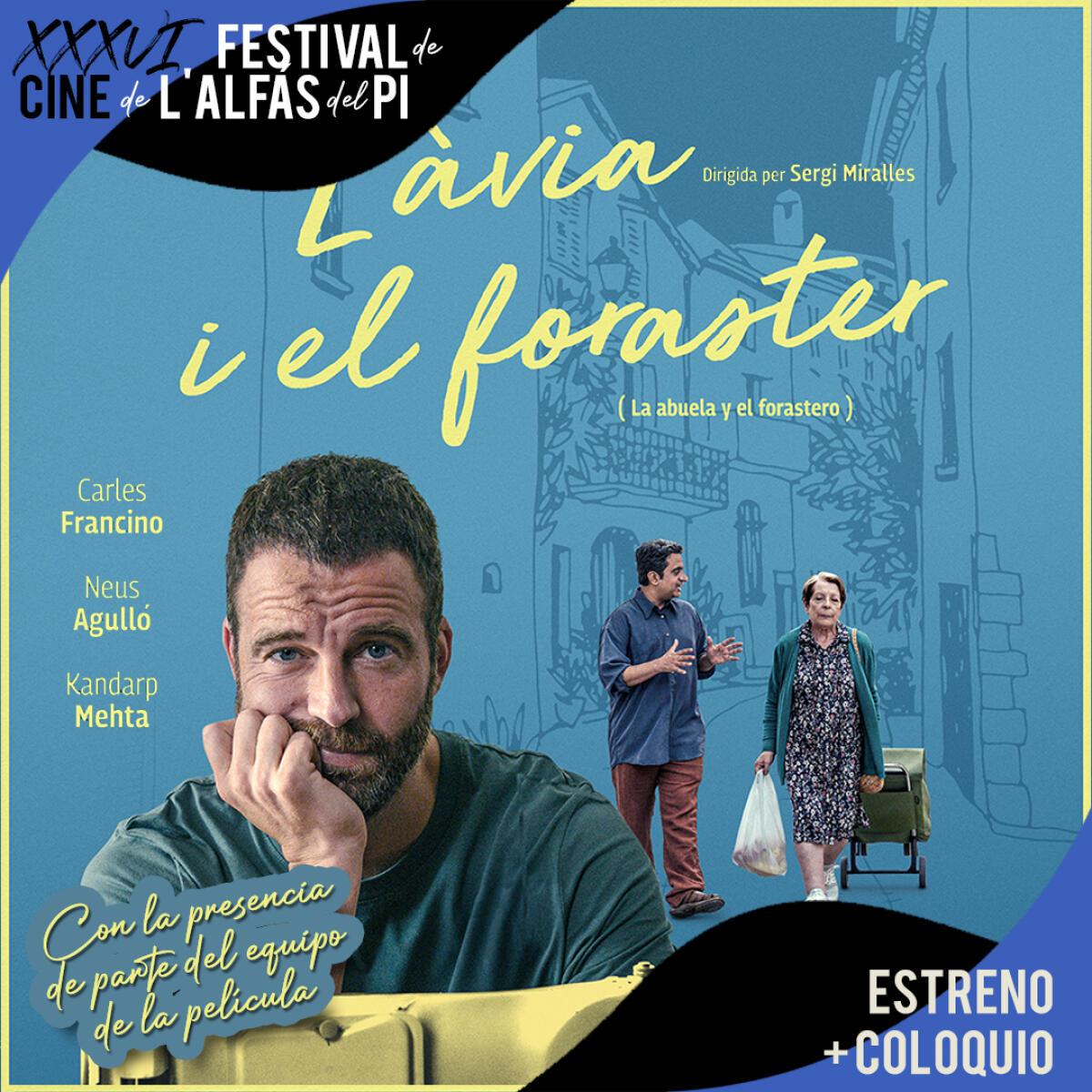 El Festival de Cine de l’Alfàs acoge mañana el estreno de la película ‘L’àvia i el foraster’ de Sergi Miralles