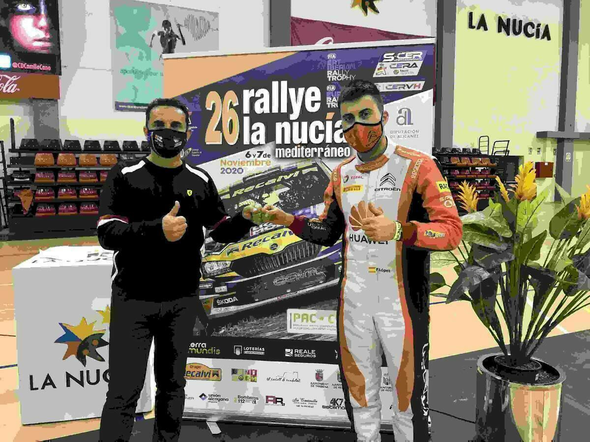 Pepe López fue el más rápido en el “shakedown” del Rallye de La Nucía