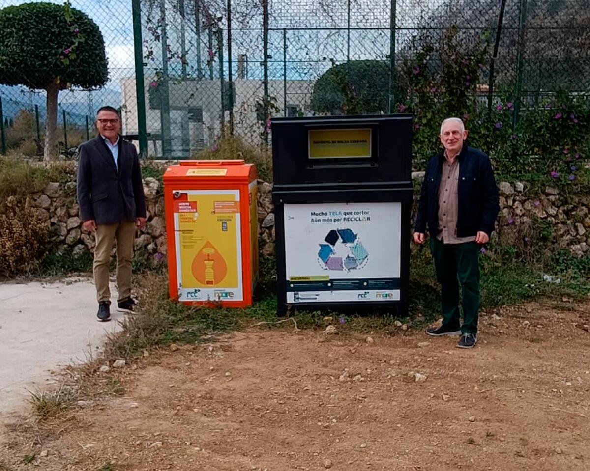 El Consorci Mare implanta contenedores de textil y aceite usado en Murla y Alcalal&iacute; 
