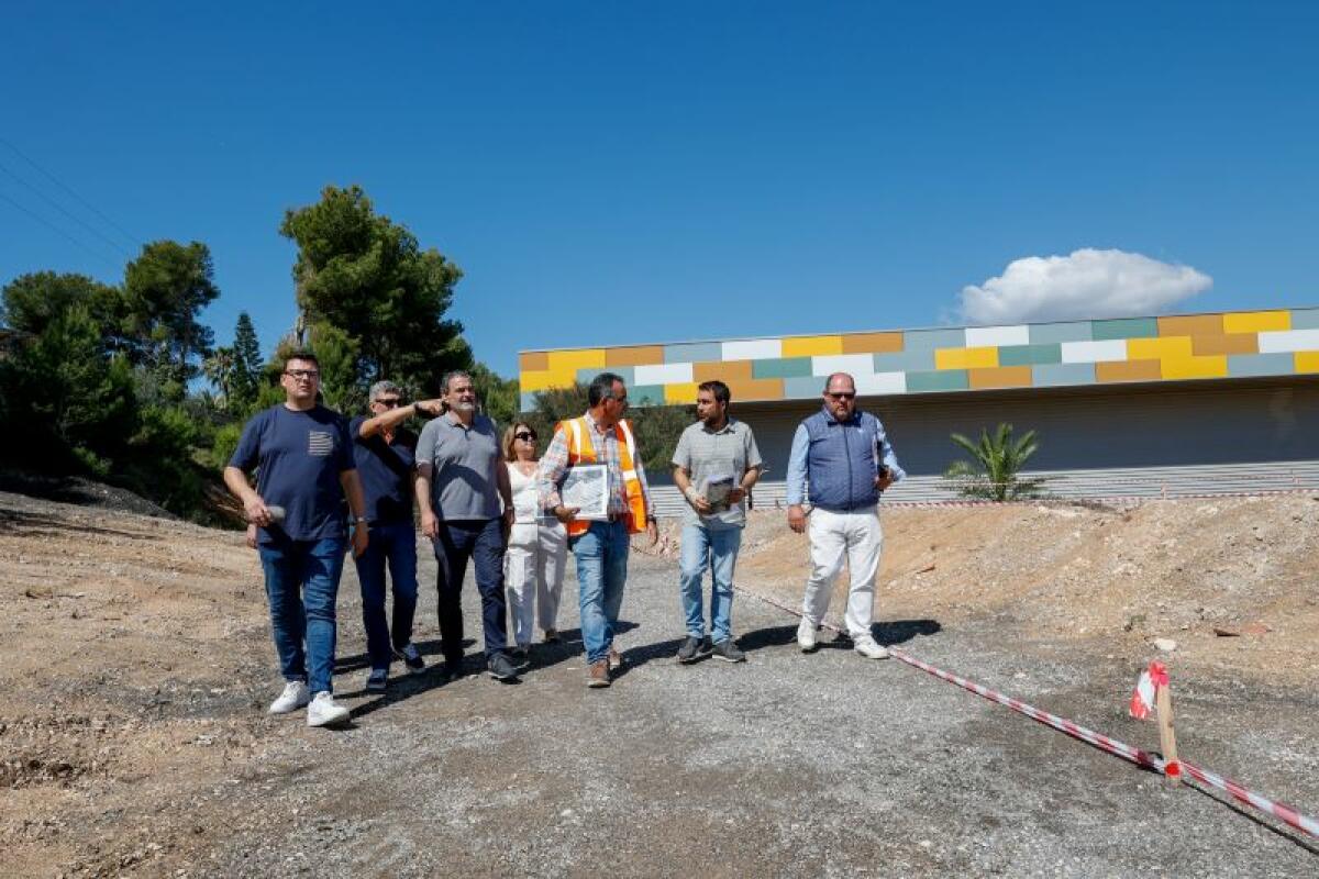 Marchan a buen ritmo las obras EDUSI de creación de una zona verde junto al pabellón Pau Gasol