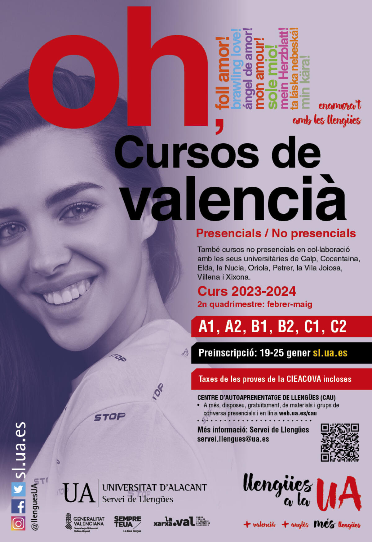 El “Curs C2 de Valencià” abre inscripciones el próximo lunes 19