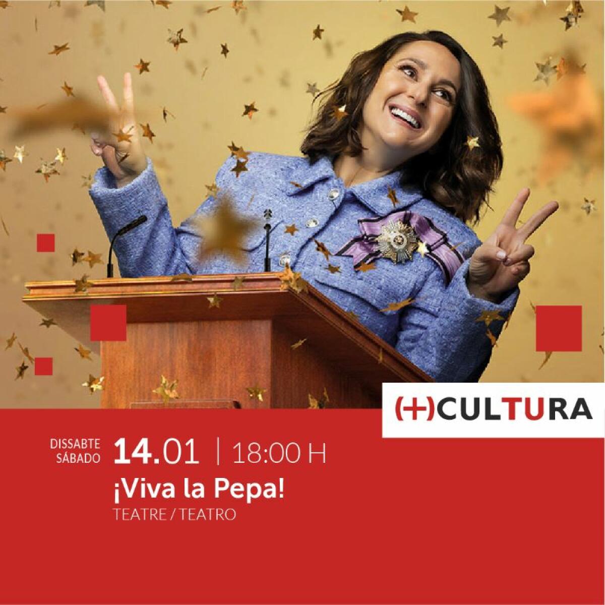 El Teatre Auditori la Vila Joiosa acoge este sábado la representación de la comedia ‘¡Viva la Pepa!’