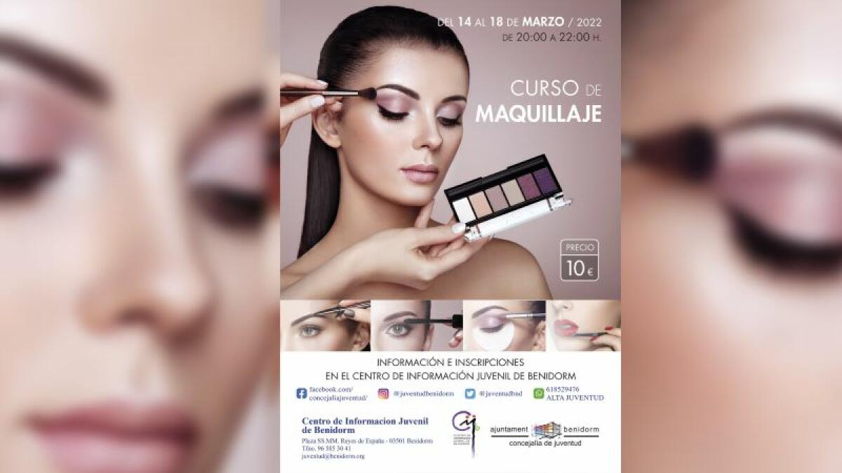 Juventud organiza un curso de maquillaje del 14 al 18 de marzo