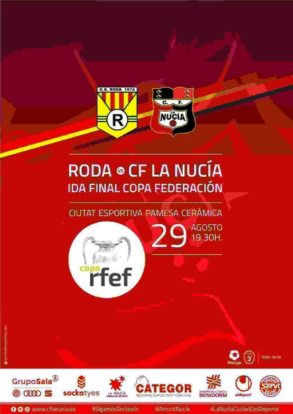 El CF La Nuc&iacute;a disputa la final de la Copa RFEF por primera vez en su historia