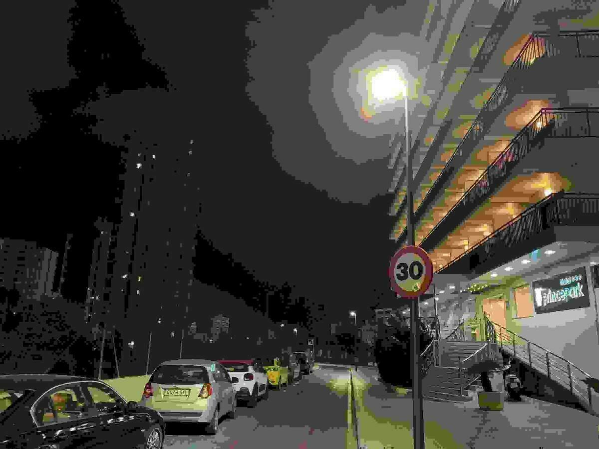 Benidorm reduce el consumo energético en más del 75% en el tramo más urbano de la avenida Comunidad Valenciana