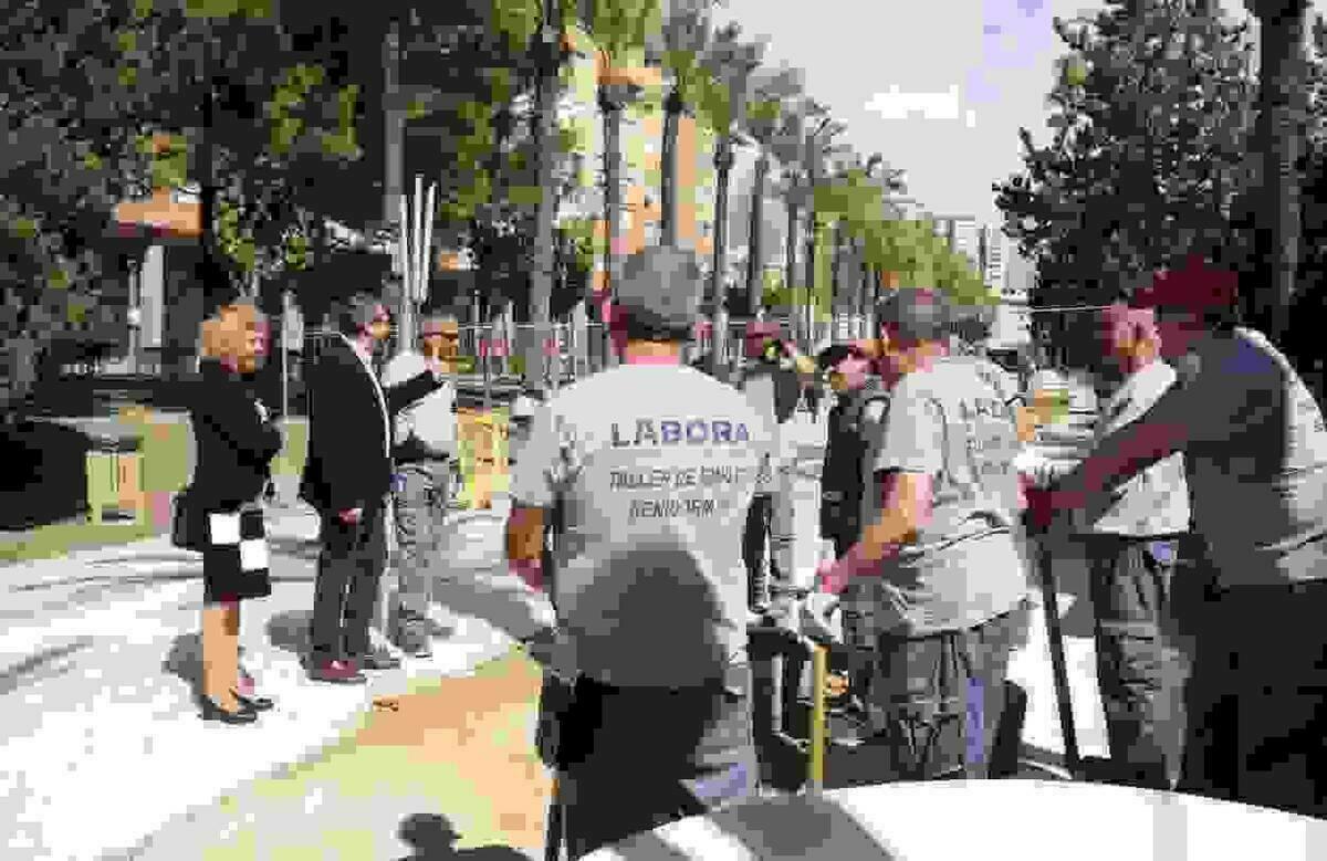  Los alumnos del Taller de Empleo ‘Benidorm VII’ inician el arreglo del pasillo central del Parque de l’Aigüera