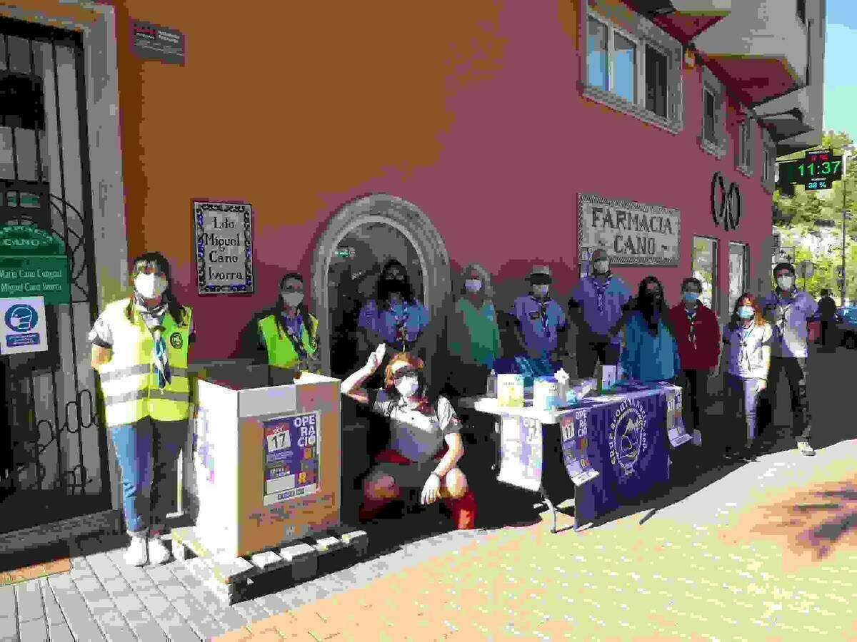La Nucia fue solidaria con la “Operació Biberó” dels Scouts