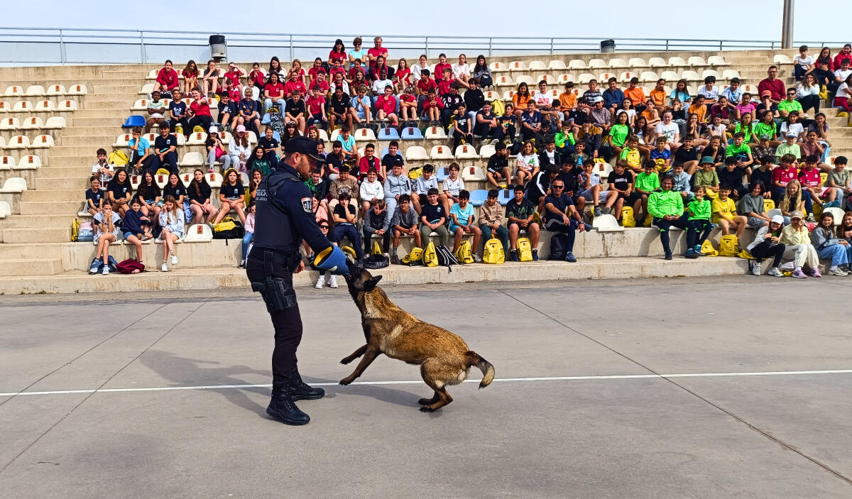 La Polic&iacute;a Local de Villajoyosa celebra la II jornada de convivencia con los centros escolares del municipio