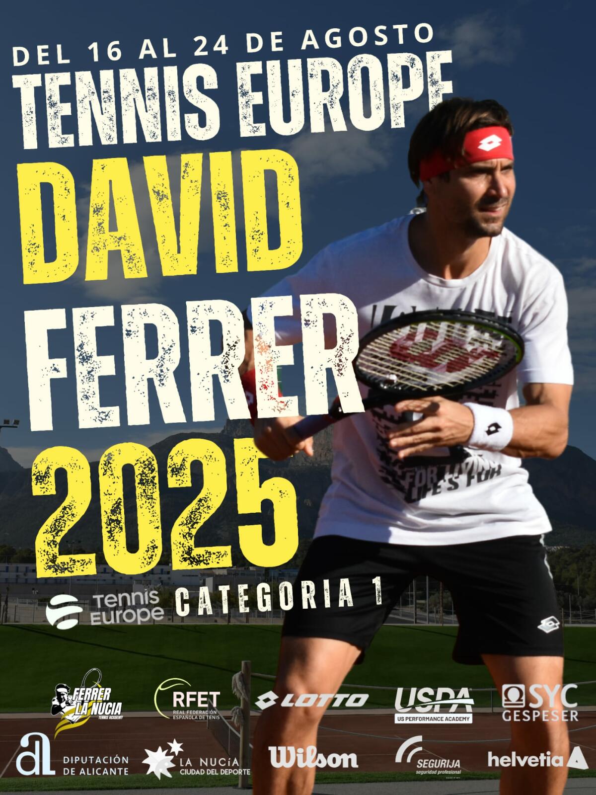 345 tenistas en el Torneo Internacional sub 14 David Ferrer La Nucía 2025