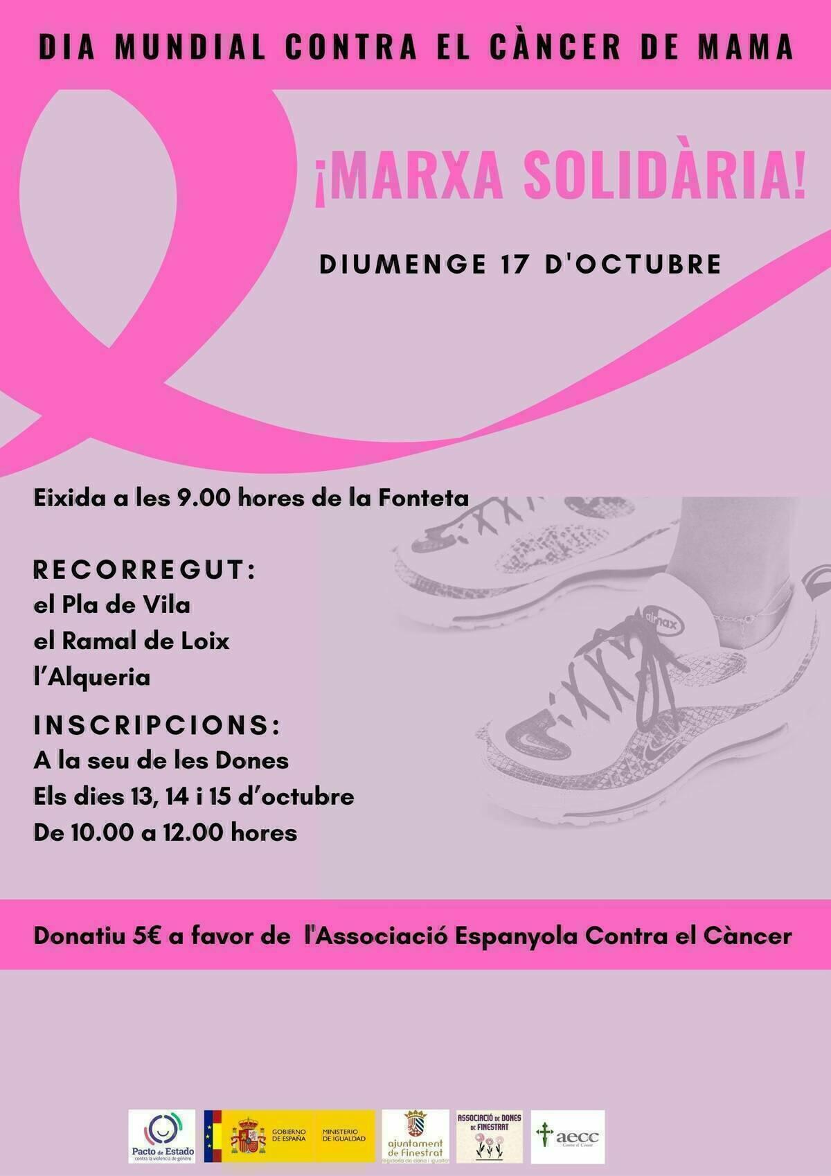 Marcha solidaria Dia Mundial Cancer de Mama