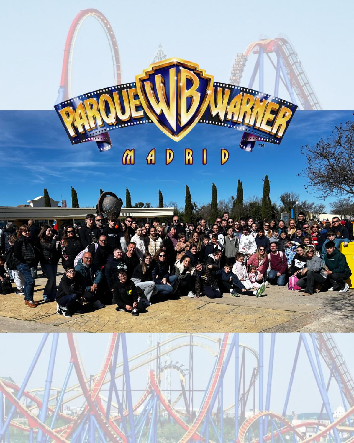 80 personas disfrutaron del viaje a Parque Warner de Juventud