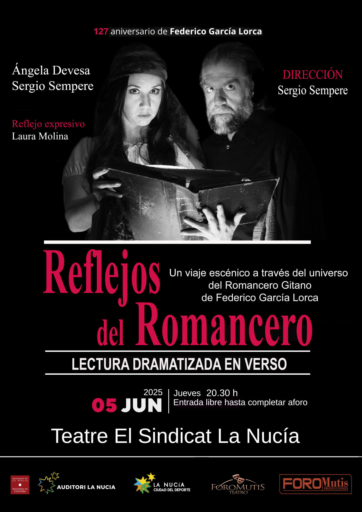 Mañana lectura dramatizada del “Romancero Gitano” de Lorca en el Sindicat