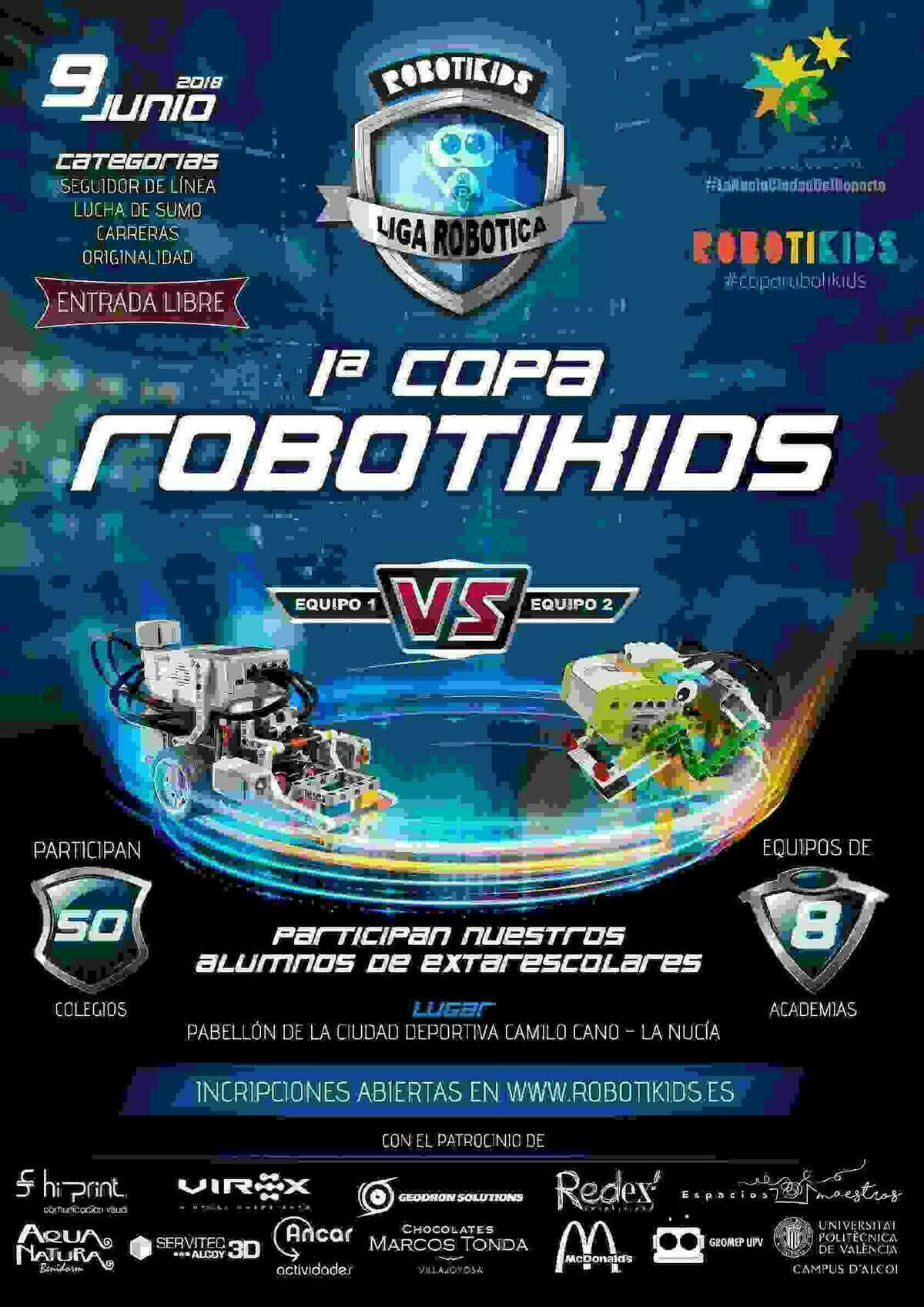 &ldquo;Competici&oacute;n de Robots&rdquo; en La Nuc&iacute;a ma&ntilde;ana s&aacute;bado