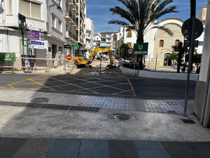 Las obras de Pont de Moncau se extienden a  la N-332 a la altura de &lsquo;Quatre Cantons&rsquo; 