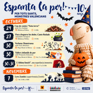 Altea celebra el d&eacute;cimo aniversario de &lsquo;Espanta la Por&rsquo; con una gran fiesta de monstruos valencianos, m&uacute;sica y talleres infantiles
