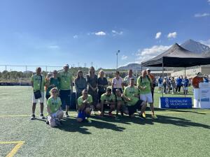 100 personas en la jornada deportiva &ldquo;Bienestar en Marcha&rdquo; en La Nuc&iacute;a