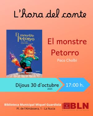 “L’hora del Conte” vuelve este jueves con “El Monstre Petorro”