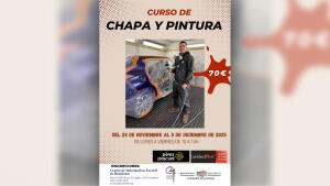 Juventud organiza en noviembre un curso de formación de chapa y pintura del automóvil