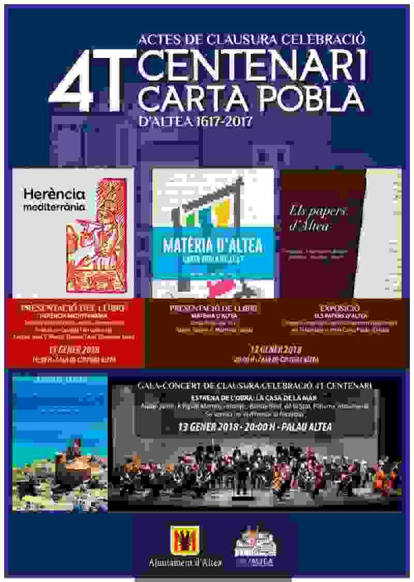 Altea concluye las celebraciones con motivo de su Cuarto Centenario 