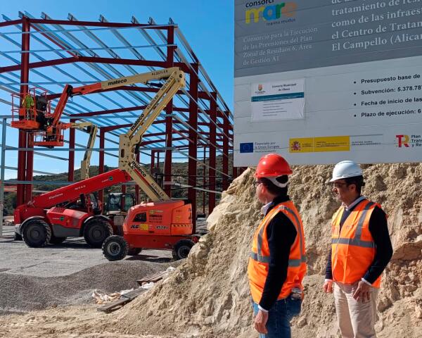 Las obras de la futura planta de tratamiento de voluminosos del Consorci Mare finalizar&aacute;n en mayo