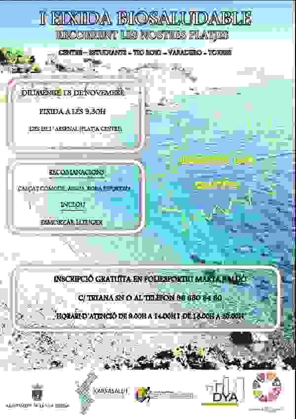 La Vila &middot; Deportes y Bienestar Social organizan la I Salida Biosaludable por la costa vilera