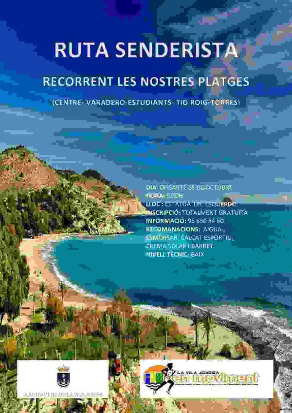 La Vila &middot; Deportes organiza una ruta senderista por las playas de la localidad 
