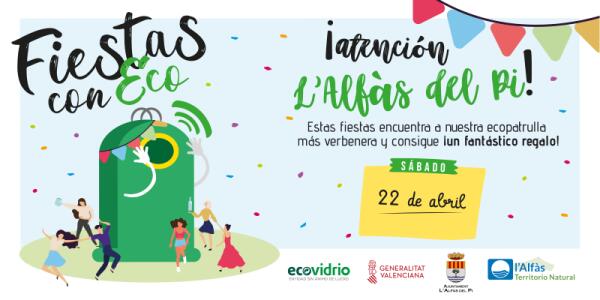 L’Alfàs emprende este sábado la campaña ‘Fiestas con Eco’ coincidiendo con el Mig Any