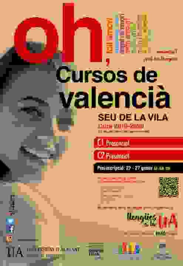 El Servicio de Lenguas de la Universidad de Alicante oferta cursos de C1 y C2 valenciano en la Sede Universitaria de la Vila 