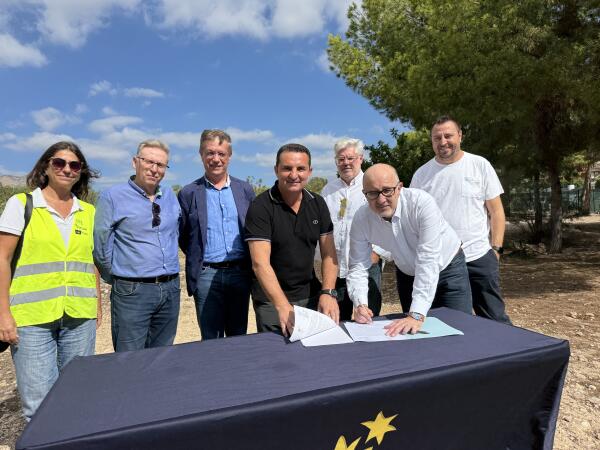 Inicio de las obras del Tercer Colegio de La Nucía