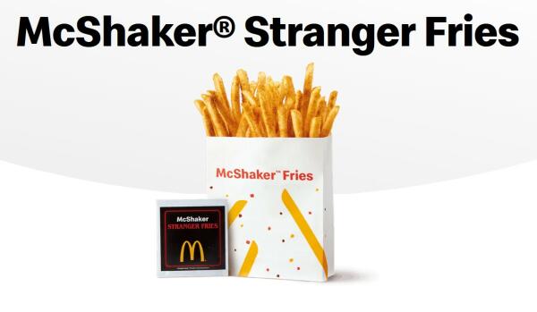 Carmencita, en el McMen&uacute;&reg; Stranger Things de McDonald&rsquo;s