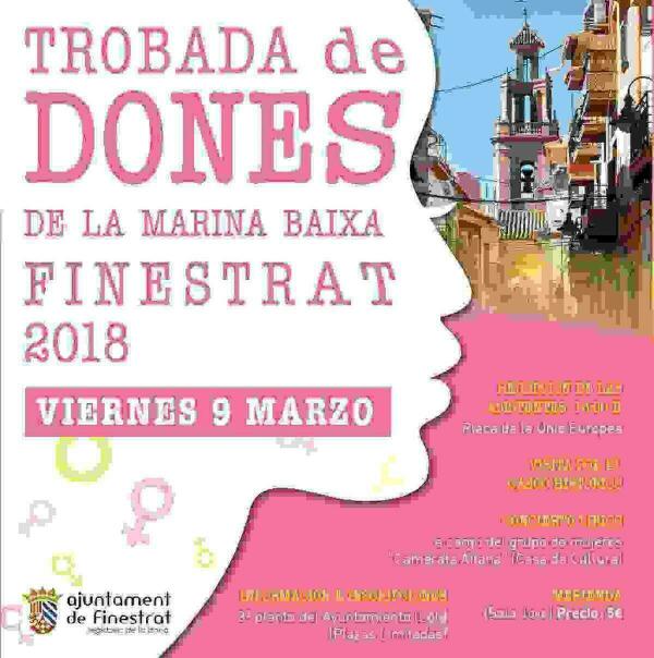 Finestrat acoger&aacute; el &ldquo;Encuentro comarcal de mujeres de la Marina Baixa&rdquo; el pr&oacute;ximo 9 de marzo