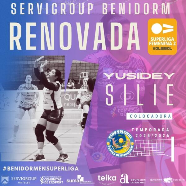 Yusidey Silie, talento y liderazgo renovados para seguir dirigiendo el juego del Servigroup Benidorm