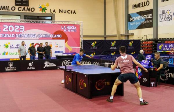 El “Spain Masters” de Tenis de Mesa arranca en La Nucía 