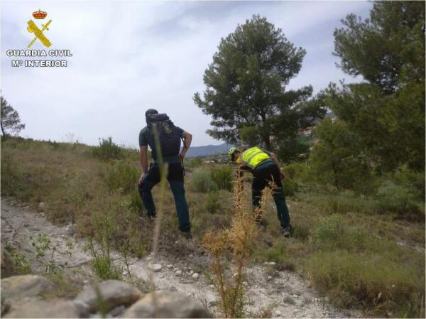 La Guardia Civil rescata el cuerpo sin vida de un senderista desaparecido desde el lunes