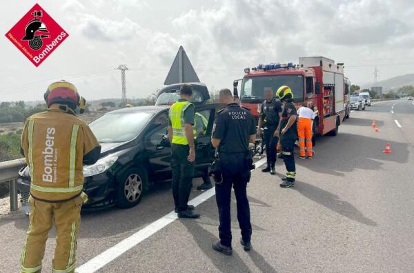 ACCIDENTE DE TRAFICO EN VILLAJOYOSA