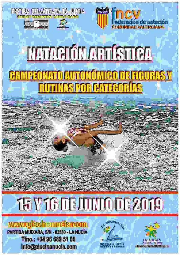 La Nucía acoge el Autonómico de Figuras y Rutinas de Natación Sincronizada