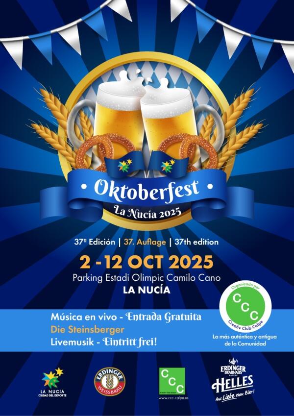 La Oktoberfest 2025 abre el plazo de reservas hoy