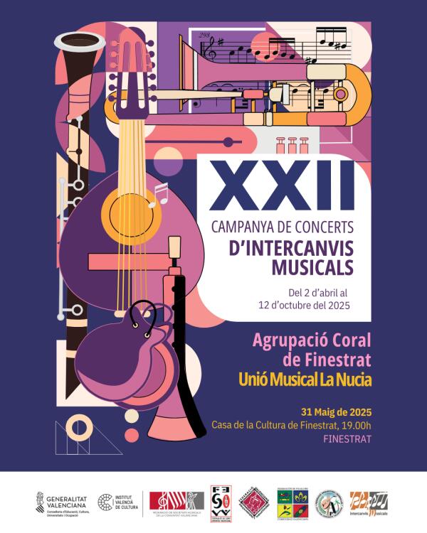 Este sábado la Casa de Cultura de Finestrat acoge el Concierto de Intercambio de Corales de Finestrat y La Nucia