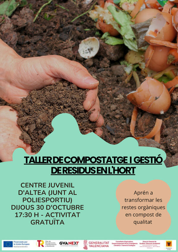 El Ayuntamiento de Altea inicia el servicio de Educación Ambiental vinculado a la subvención de la implantación de la recogida del Bioresiduo
