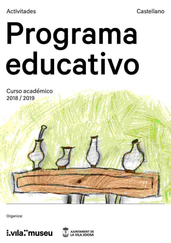 Vilamuseu lanza su programa educativo para el curso 2018/2019 