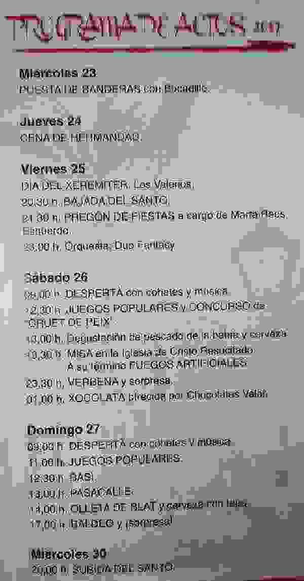 La Vila &middot; Todo a punto en el Barrio de la Playa para celebrar las tradicionales fiestas en honor a San Agust&iacute;n 