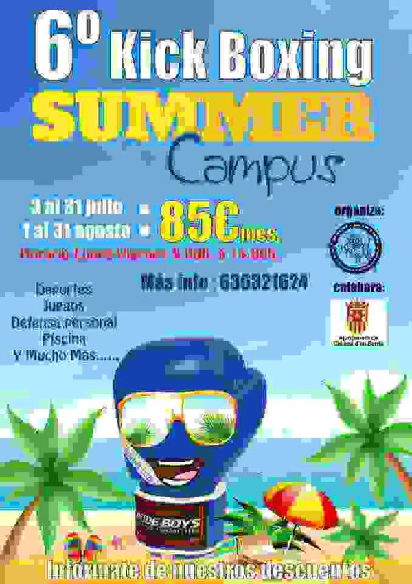 Callosa &middot; 6&ordm; Kick Boxing Summer Campus para los meses de julio y agosto