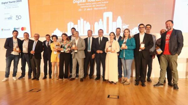 Toni Pérez destaca la unión de las industrias turística y tecnológica en la entrega de premios del Digital Tourist 