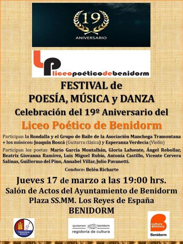 Agenda de la cultura gratuita comarcal del 14 al 20 de marzo