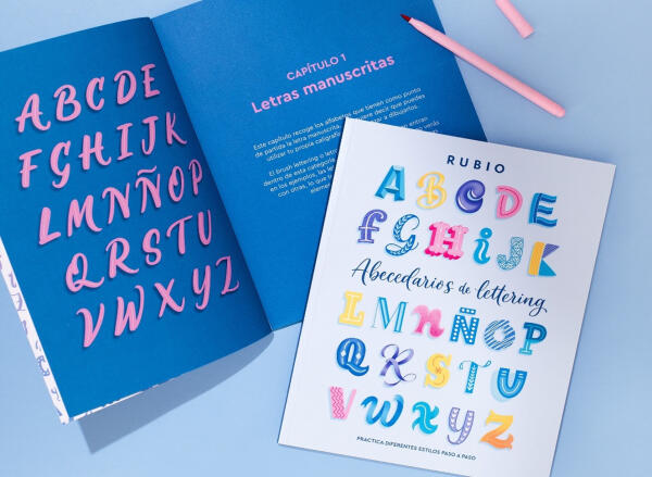 “Abecedarios de lettering”, el cuaderno de RUBIO que invita a experimentar con todo un universo de estilos