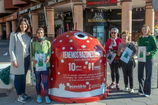 Medio Ambiente y Ecovidrio recuerdan que hay “razones de peso” para reciclar también en Navidad