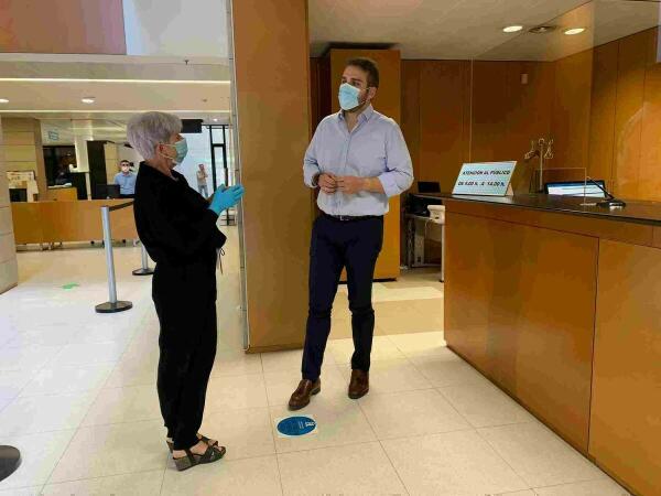 La Diputaci&oacute;n de Alicante reinicia hoy el servicio de atenci&oacute;n presencial en la oficina de Asistencia al ciudadano. 
